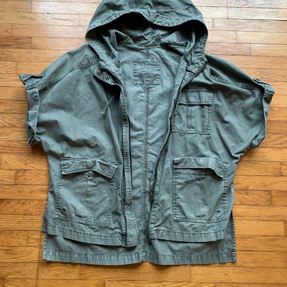 American Eagle oversized utility jacket